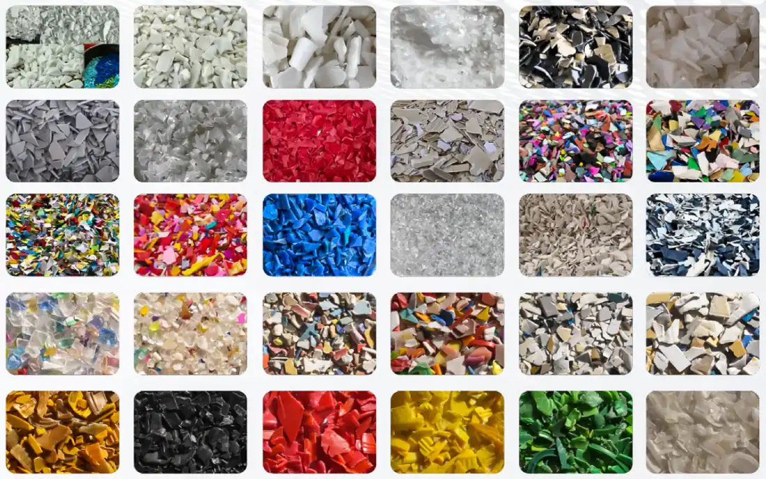 Applicable Sorting Materials for APEX PM+ series multi-sensor infrared plastic separator